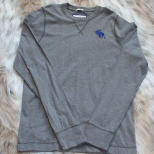 ABERCROMBIE & FITCH MEN'S XXL GREY  SHIRT NWT